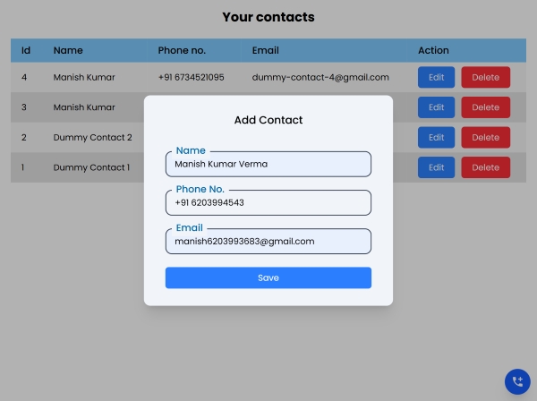 Contact Manager
